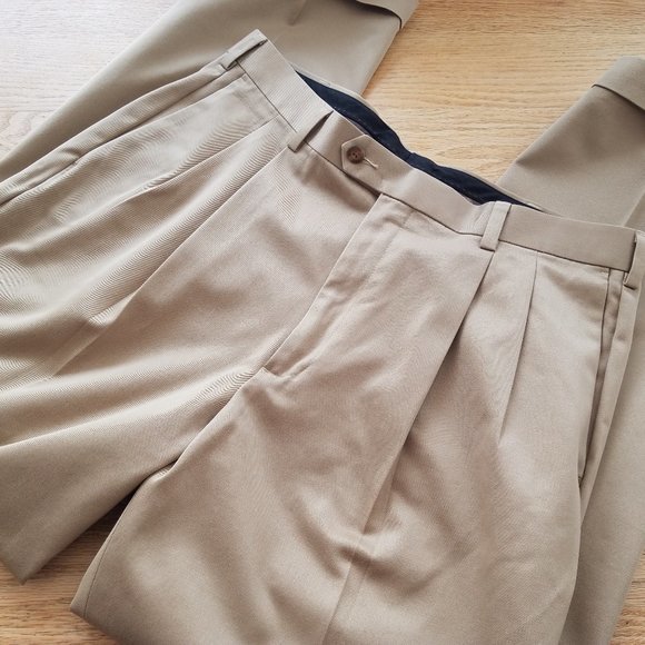Pleated Pants